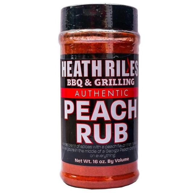 해외구매 Heath Ralles 바베큐 Peach RUB 조미료 챔피언 핏마비 레시피 셰이커 향신료 믹스 16 온스., 상세참조, 상세참조