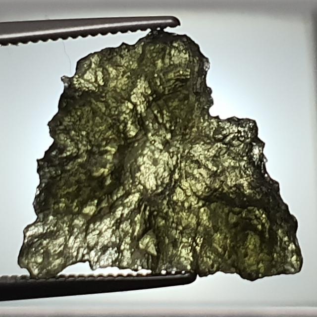 운석 MOLDAVITE 몰다바이트 충격암 6ct 체코 전시케이스+보증서