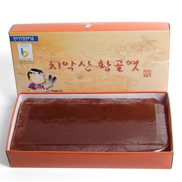 장바우 치악산 황골엿 갱엿(판) 1kg, 1박스