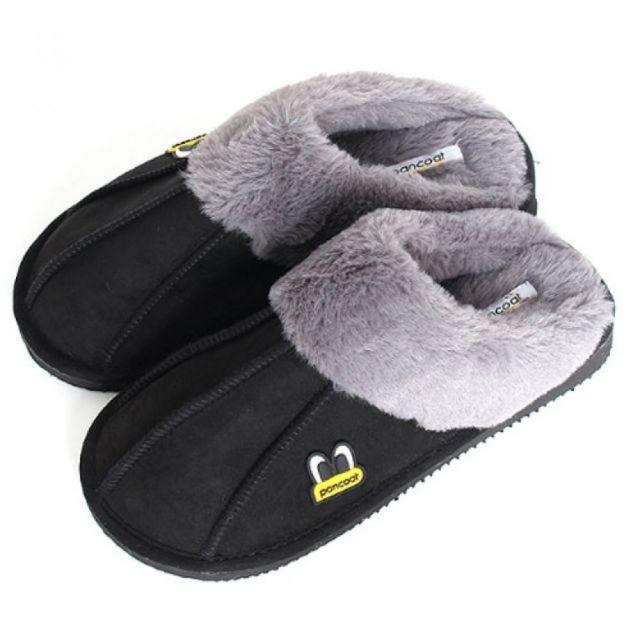 캐릭터 크림 방한 거실화 보온 실내화 블랙 250mm 거실화 쿠션실내화 겨울실내화 면실내화 남성실내화 학생실내화 룸슈즈 학교실내화 거실실내화 겨