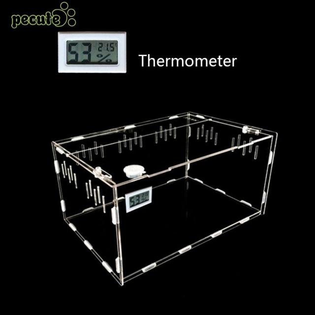 아크릴 파충류 상자 내구성 곤충 파충류 실용 냉혈 동물 애완 동물 상자 상자 등반[반려동물용품3524], 단색