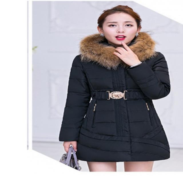 [해외]여성상의 > 캐쥬얼 점퍼/자켓 여성 캐쥬얼점퍼 / 아우터 2015 brand new winter jacket Girls long section of thicker Nagymaros collar Slim thi