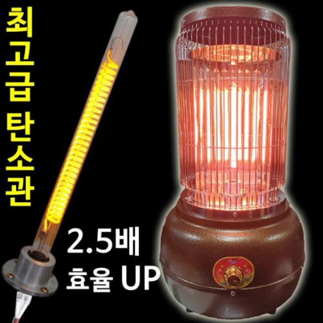 번갯불 나노 탄소관 전기히터 SS-1960B 1960W, 단품