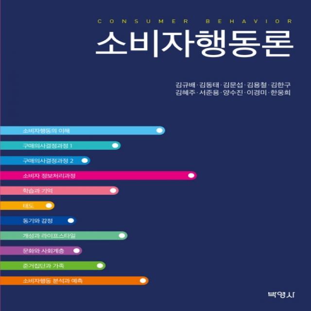 소비자행동론, 박영사