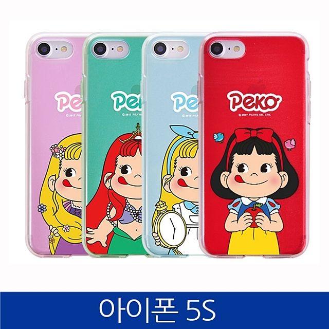 코쿼 아이폰5S. 페코 프린세스 Clear 폰케이스 iPhone5S case 핸드폰케이스 스마트폰케이스 페코케이스 투명케이스 아이폰5S, 금발 페코, 1