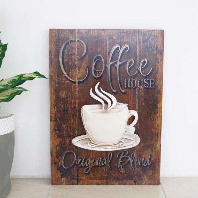 DECO 바닥장식 벽데코 커피 입체 액자 카페공예품