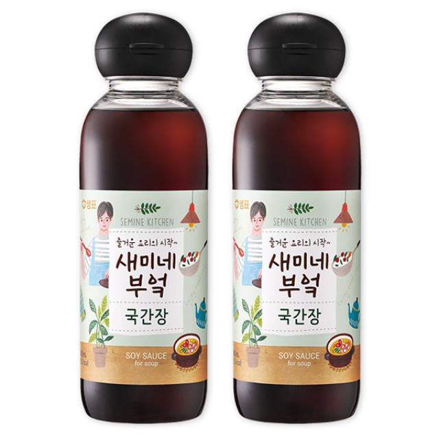 샘표 새미네부엌 국간장 830ml 2개