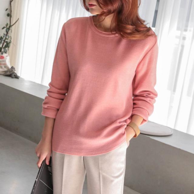 데로시 라운드넥 니트 LS7275KT6L