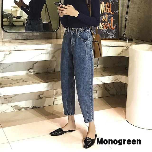 모노그린 Monogreen 인기신상 캐주얼 배기핏 루즈핏 데님 팬츠 청바지 TTOA87