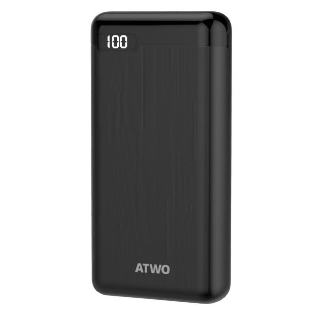 퀵차지 3.0 고속충전PD 20 000mAh 보조배터리 에이투 AL0301, 블랙