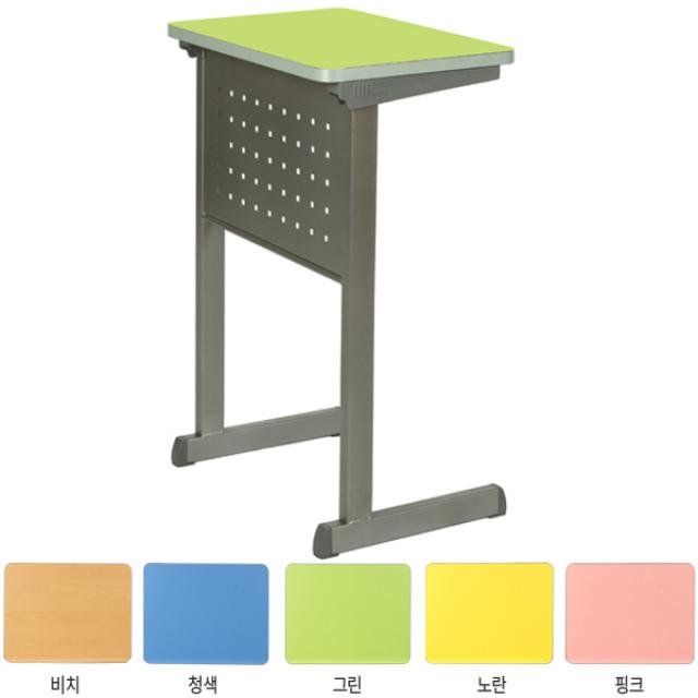 에니퍼 한 브레인타공책상 곡면엣지 강의대 연설대 강연대 키높이 사회대 학원 선생님 학교 키다리 입식 그린