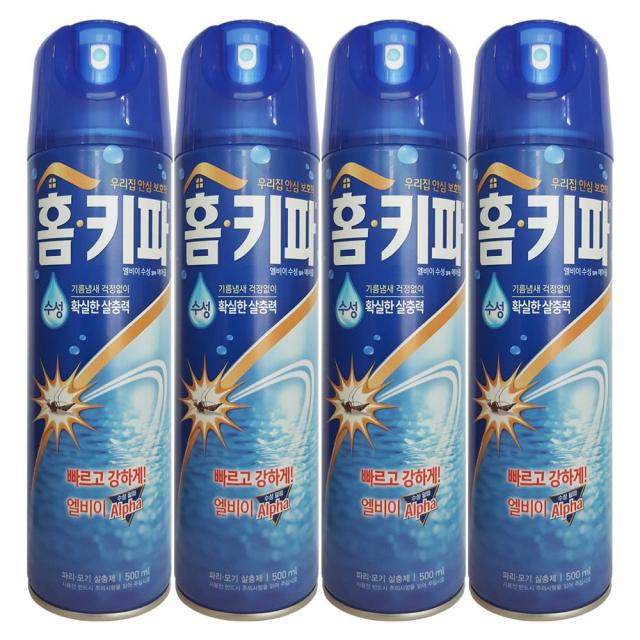 홈키파 엘비이 알파 수성에어졸 살충제, 500ml