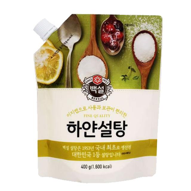 백설 보관이 편리한 이지캡 하얀 설탕 400g, 1개