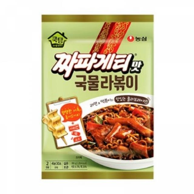 무료배송_ 농심 국물 라볶이 짜파게티맛 390g (1BOX) 농심 농심라면 라면 봉지면 멀티팩 봉지라면 멀티라면, 본상품 선택