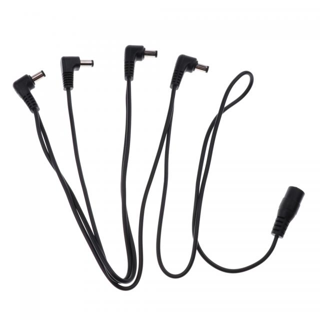 ZLD 실용적인 기타 효력 전력 공급 1 개에서 4 개의 DC 케이블 철사 검정 30cm, 모델명