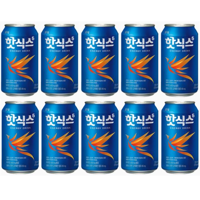 핫식스 롯데칠성음료 에너지음료, 355ml, 48개