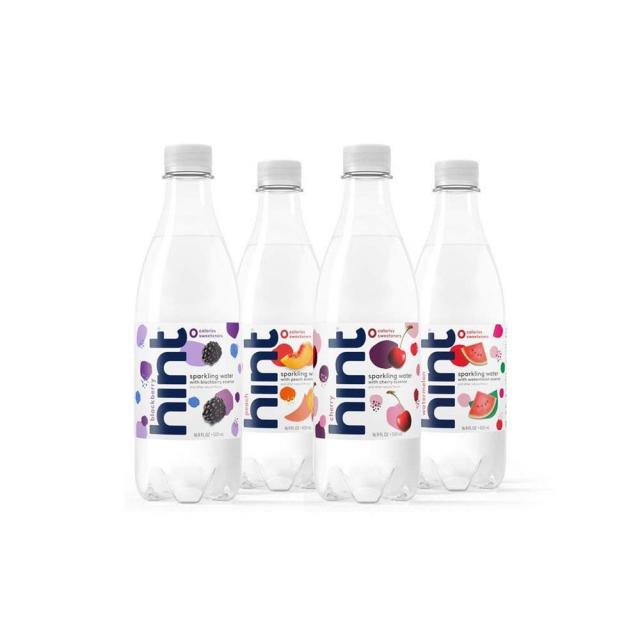 Hint 힌트 스파클링워터 4가지맛 16.9oz 12병 Unsweetened Sparkling Water