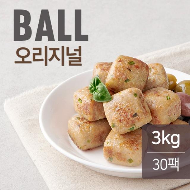 맛있닭 닭가슴살볼 오리지널, 100g, 30팩