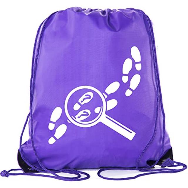 신비한 선물 가방 블라인드 가방 파티의 관심사 깜짝 끈 선물 가방 (10 Bags Foot Steps-purple)