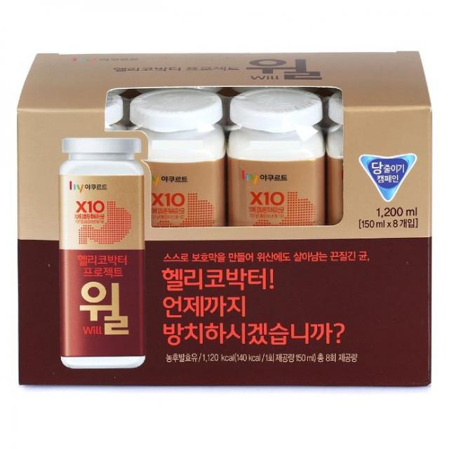 한국야쿠르트 꾸지뽕잎 추출물 윌 150ml 16입/아이스 포장무료/27일 1시이전주문시 27일당일출고 이후 3월 2일 순차출고, 16개입