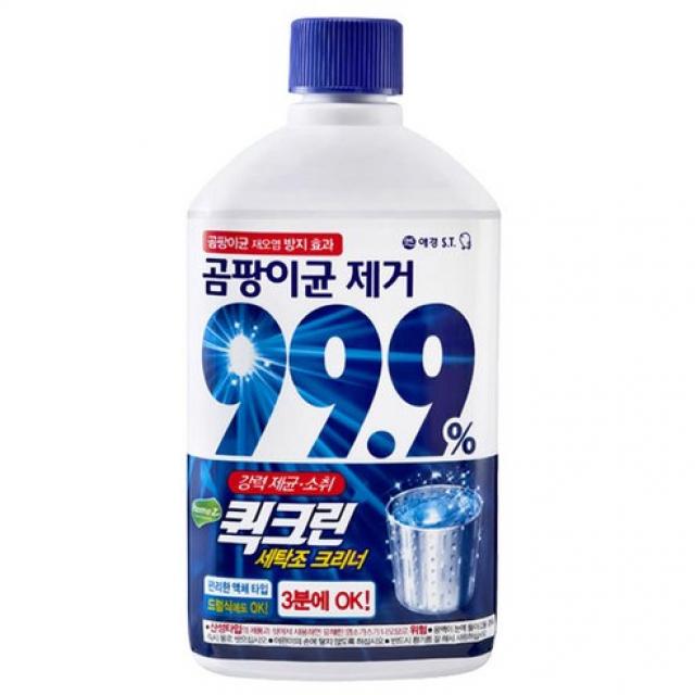 애경 퀵크린 세탁조크리너500ml 세탁기청소 세제 곰팡이제거 세탁조클리너, 1개