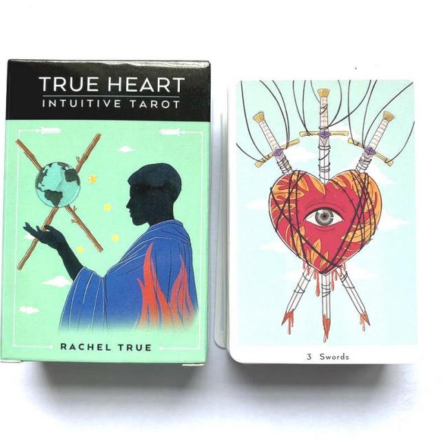 18 세기에 여러 유럽 국가의 일부 귀족들이 이미 타로 카드를 사용했습니다. True Heart Intuitive Tarot 카드