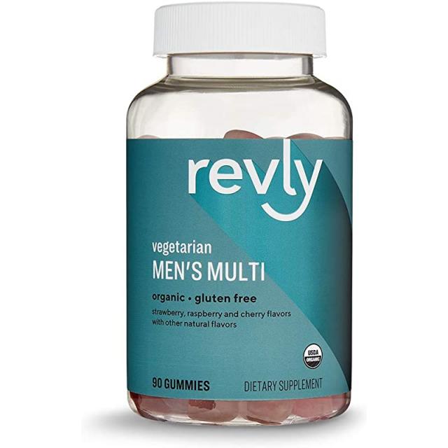 아마존 브랜드 Ndash Revly Men Rsquo의 공식화된 유기 멀티비타민 90 Gummies 3 Gummies 1인당 채식주의 글루텐 무료 인증 유기체 상세페이지 참조 상세페이지 참조