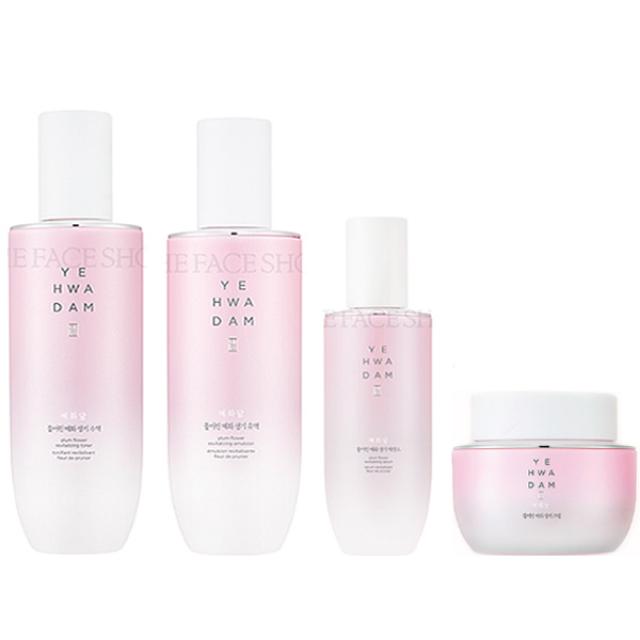 더페이스샵 예화담 물어린 매화 생기 4종세트 (160ml+140ml+45ml+50ml), 단일상품