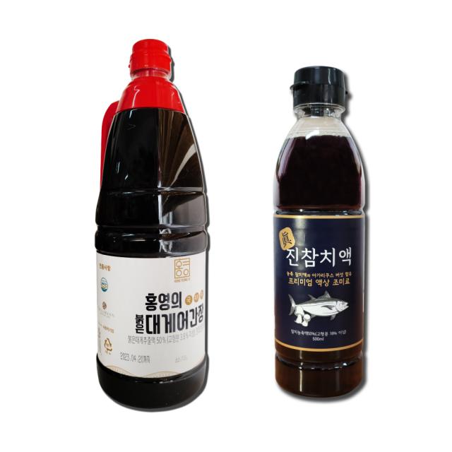 더동쪽바다가는길 홍영의 붉은대게 어간장1.5L + 진참치액500ml, 1세트