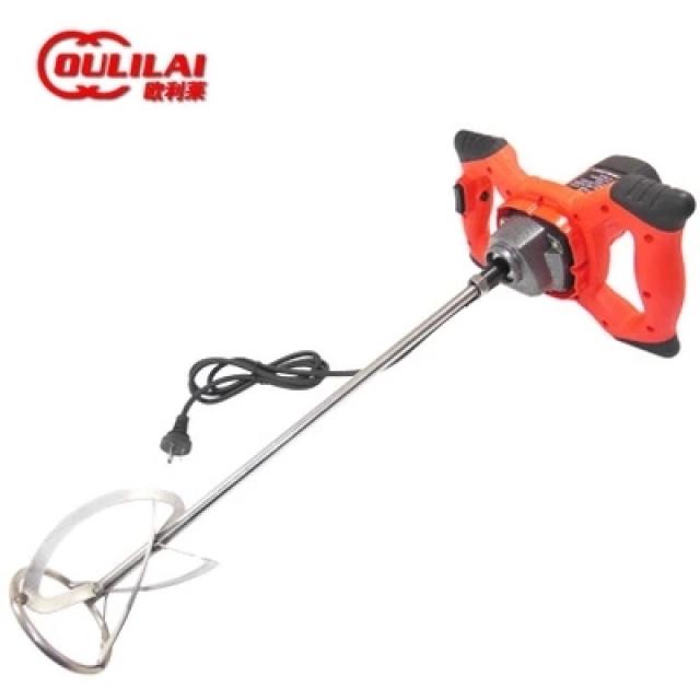 핸드블렌더 공업용 반죽기 핸드형 페인트/시멘트 페인트/진절머리 6속도조절, T03-기배 1메터 단층 304스테인레스 반죽 막대