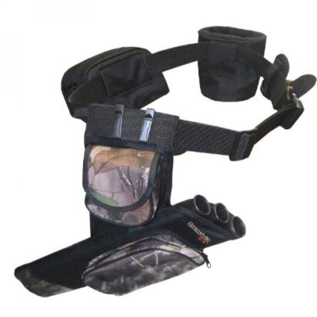 Sportsman's Outdoor Products Tarantula Three Tube Quiver System (Right Handed Black) 스포츠맨의 아웃 도어 제품, nullSET