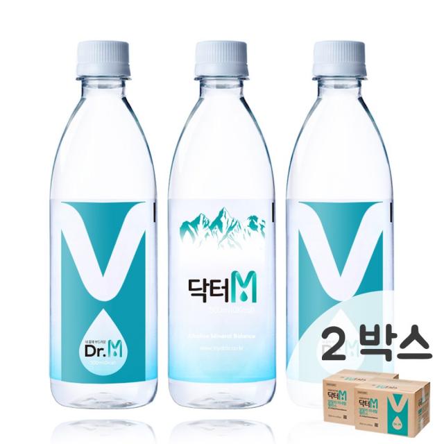 닥터M 500ml, 100% 리얼 후기, 경도 210 자연 미네랄워터, 알카리수로 만든 헬스케어 음료, 연구논문 KCI 학술지 등재, 40병, 500ml