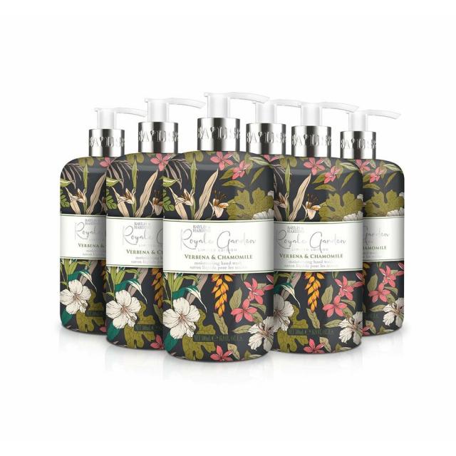 (영국직배) Baylis & Harding 로얄가든 베르베나 카모마일 핸드워시 500ml 6팩 Royale Garden Verbena & Chamomile