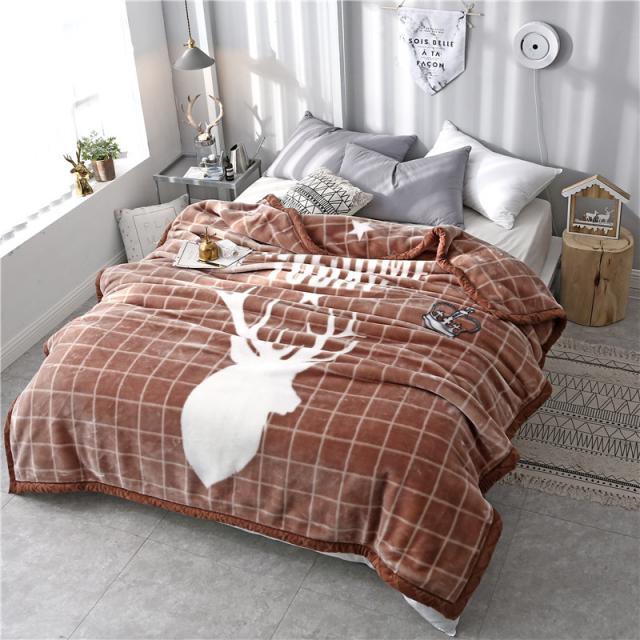 싱글이불패드세트 미끄럼방지 담요 이불 싱글 두꺼운 학생 깔기 6 7플란넬 양면 양털 더블층 귀여운 캐시미어, C10-입신출세