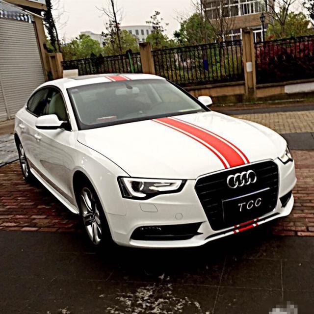 아우디 a4l 카 스티커 a1a3a6a5a7s5q3q5 자동차 개조 엔진커버 카고 헤드 스포츠 래치, 본공장 재질 단엔진 커버 스티커