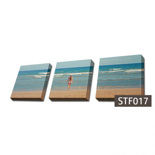몽차 3분할 캔버스액자 정사각형, STF017
