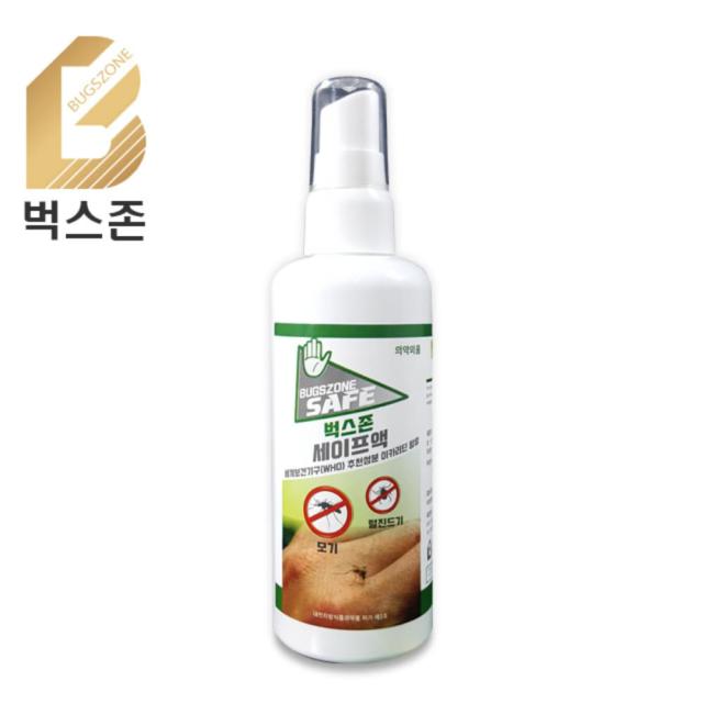 서울팜 세이프액 100mL 안전기피제 털진드기 모기 이카리딘 7g 휴대용 일본뇌염 말라리아