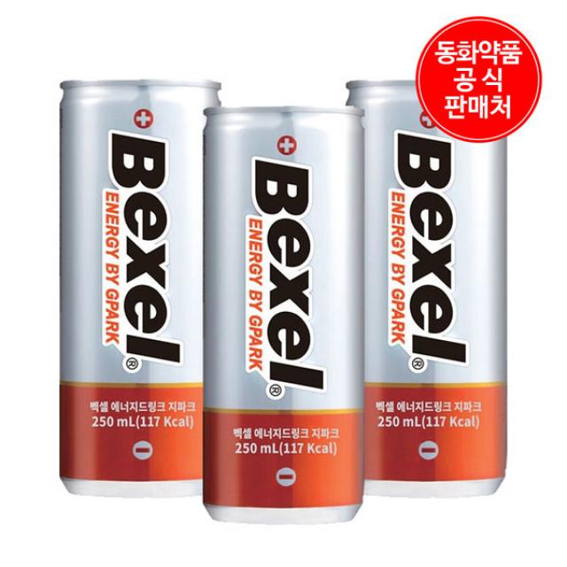 지파크 벡셀 에너지드링크, 250ml, 30개입