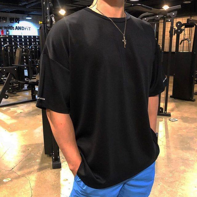 따뜻하다 Brand T Shirt Oversize Cotton Men Summer Tee Shirts Gym Clothing Casual Tee for Man 스트리트웨어 하프 슬
