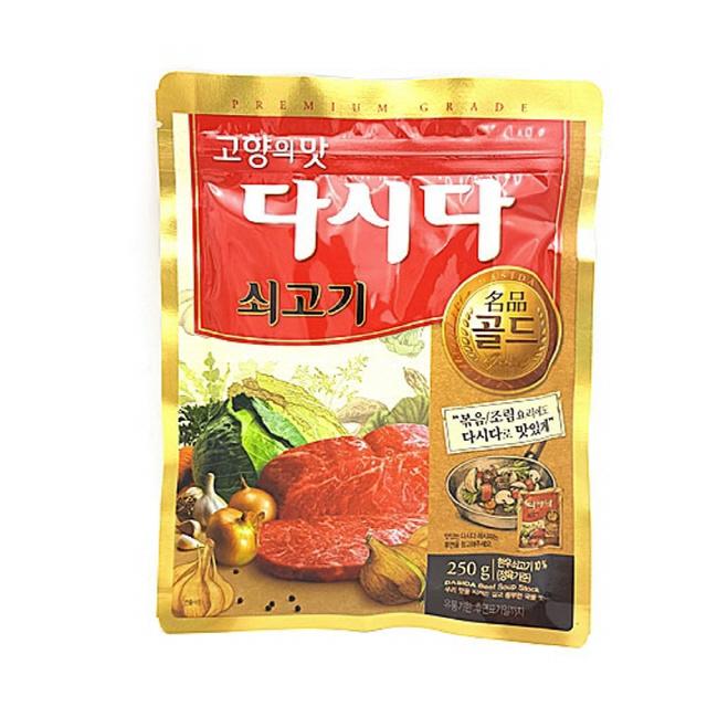 8du쇼핑nw7sov1353 CJ 제일제당 명품골드 쇠고기 다시다 250g 20개, 단일 수량