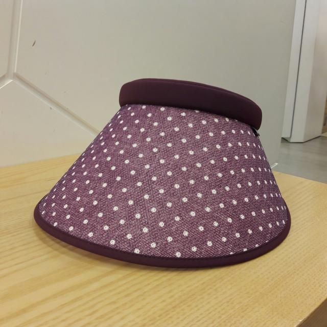 레드페이스 메쉬 소재를 사용한 여성 기본 바이저로 자외선 차단이 효과적임, 핑크