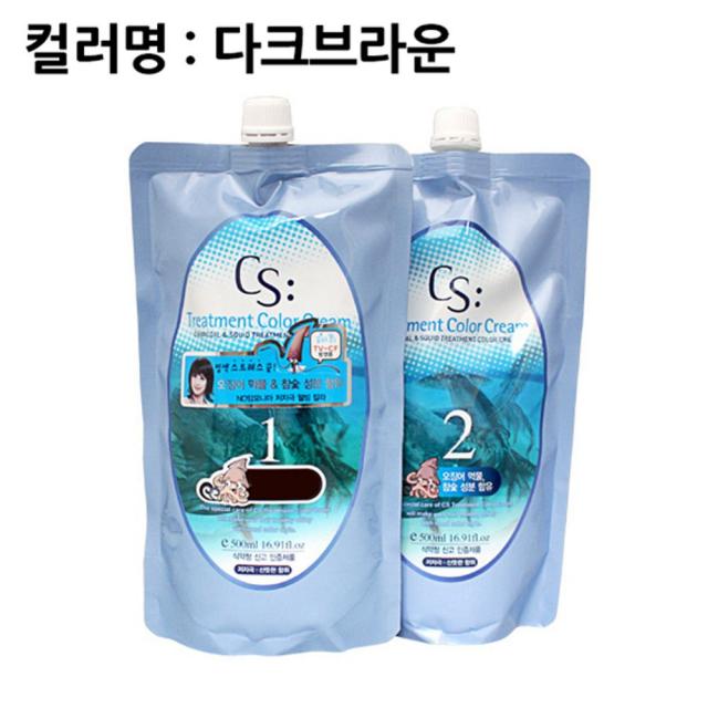 씨에스 트리트먼트 오징어먹물 500ml 다크브라운, 쿠팡 1, 쿠팡 본상품