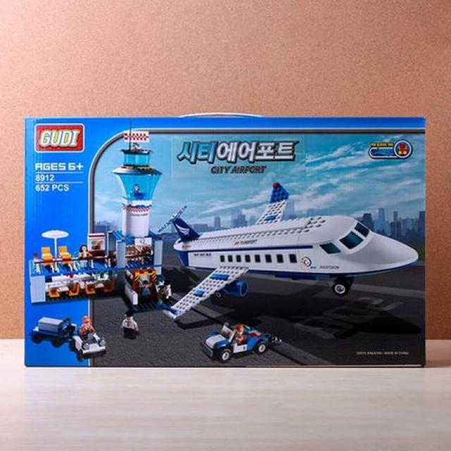 공항 비행기 비행장 조립 블럭 장난감/ 영유아 완구