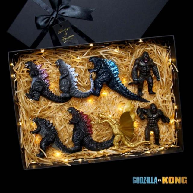 콩 vs 고질라 괴수 피규어 시리즈 선물세트 모형 공룡 인형 액션 피규어 키토라, (5대) 고질라 피겨 풀 8종개