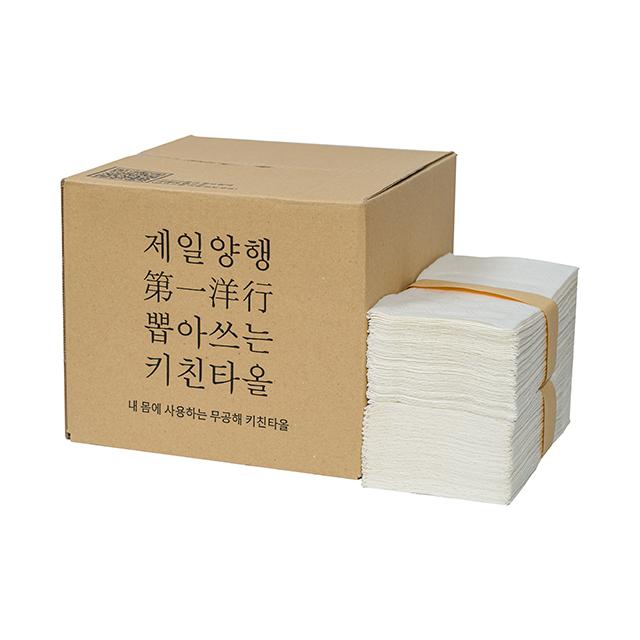 제일양행 천연펄프 핸드타올 페이퍼타올 뽑아쓰는 키친타올, 1200매