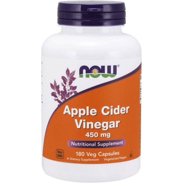 Now Foods NOW Apple Cider Vinegar 나우 애플 사이다 비네거 450mg 180정 2병, 1팩