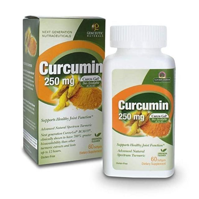 Genceutic Naturals Curcumin 유기 익지 않는 규정 식 보충 교재 채식주의 자 철저한 채식주의 자 글루텐 자유로운 비 GMO 건강한 면역성 뇌 세포 간 심장 혈