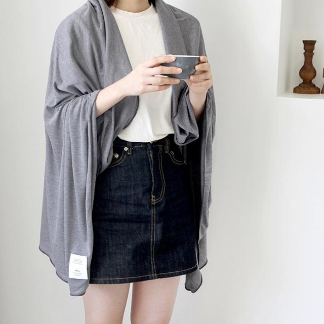 Gmz 어라운드디 썸머블랑켓 여름담요 사무실담요 여름블랑켓 챠콜