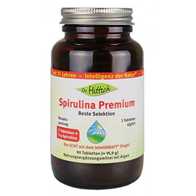 Spirulina Premium-90 정-Spirulina : 녹조류로 만든 음식에 대하여. 해독 및 만능 보호-Dr. 히 티치 Dr. Hitt, 단일상품, 단일상품