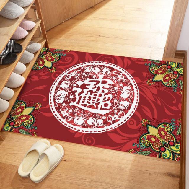 경사 가정용 입문지 깔개 화장실 문지르다 깔개 입문하다 입문하다 갈아입다 깔개 현관 깔개, 재물을 모으고 보물을 얻다